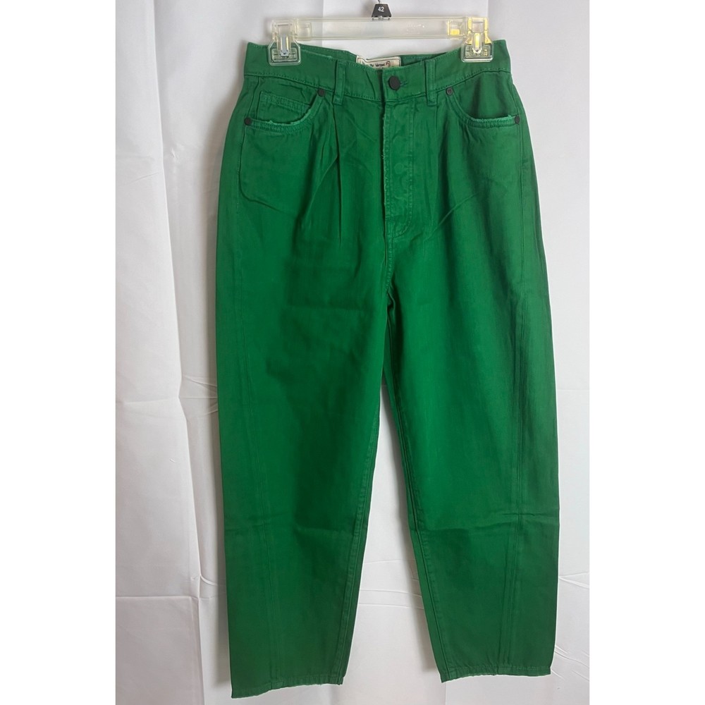 Sandrine Rose jeans with buckle detail and light distressing drop crotch size 28